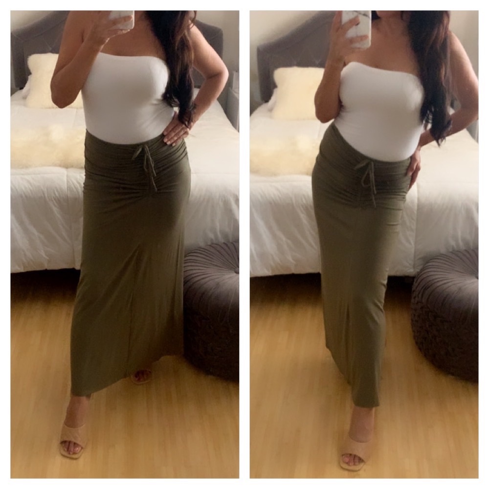 NWT HOUSE OF HARLOW 1960 Ruched Skirt